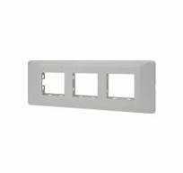 L&T Entice 6 Module Marble Finish Plate [White Marble Finish]